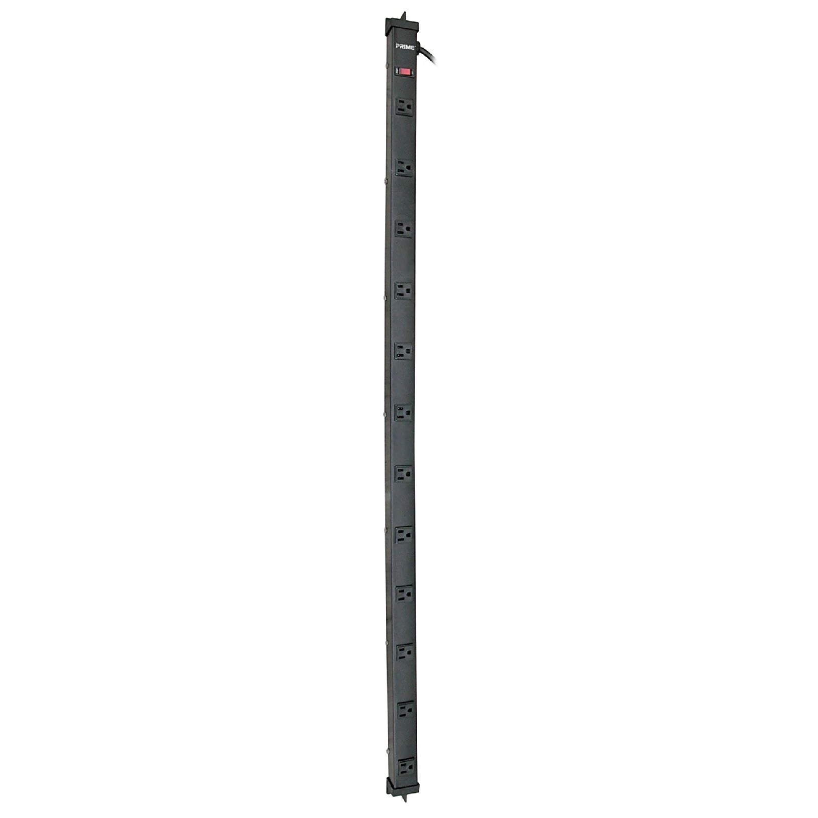 12-Outlet Metal Power Strip with 6 12-Outlet Metal Power Strip with 6